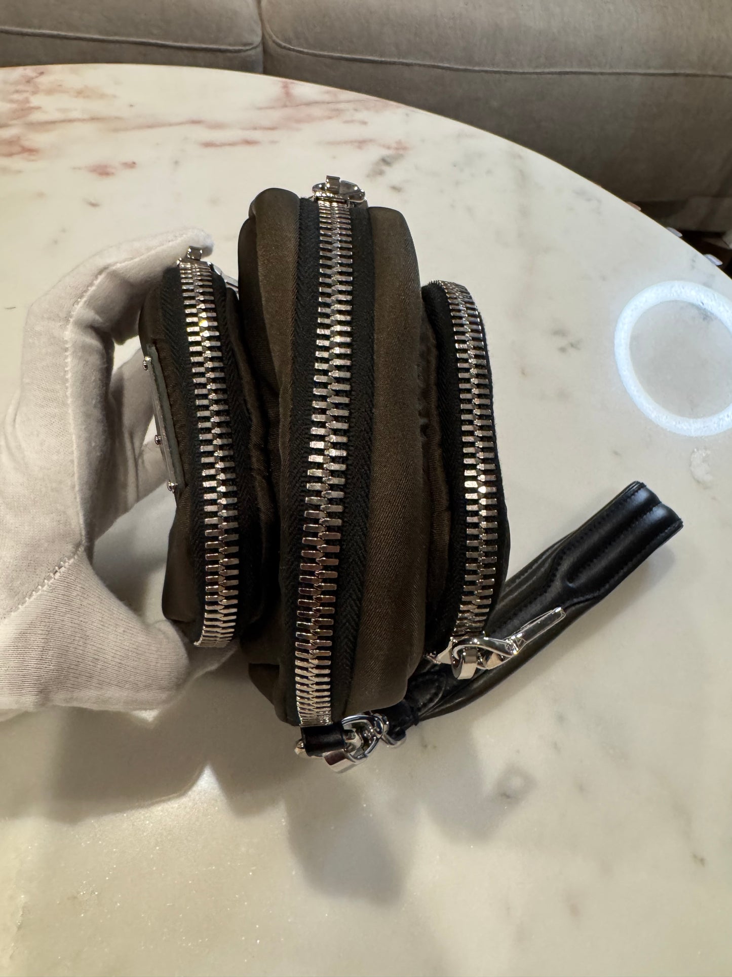 Prada Tessuto wristlet