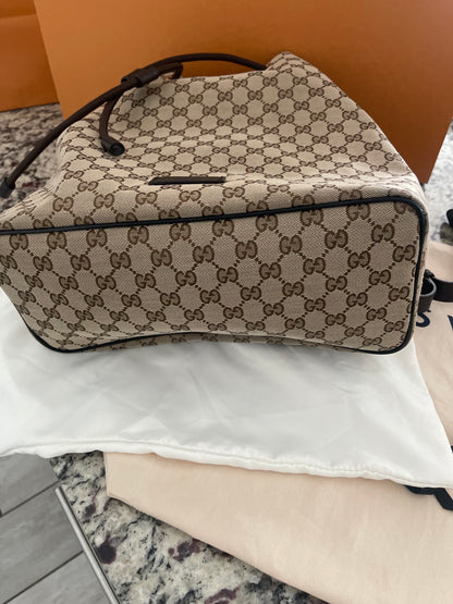 Gucci Monogram Backpack