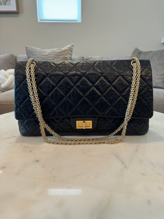 Black Jumbo Chanel Karl Lagerfeld Reissue (Vintage)