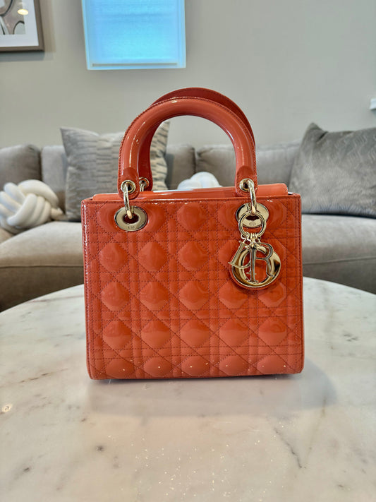 Peach Medium Christian Dior Bag